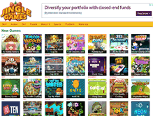 Tablet Screenshot of jinglegames.com